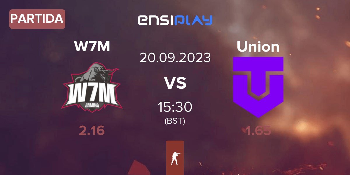 Partida W7M Esports W7M vs The Union Union | 20.09