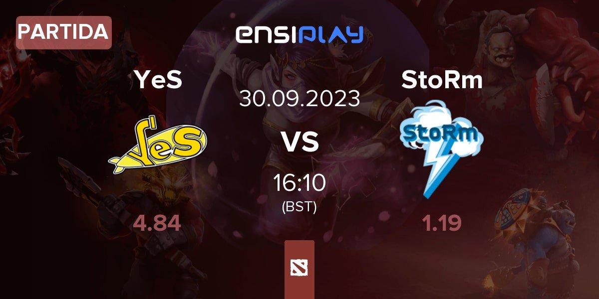 Partida Yellow Submarine YeS vs StoRm | 30.09