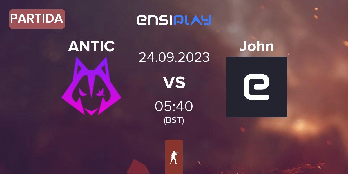 Partida Antic Esports ANTIC vs John Industries John | 24.09