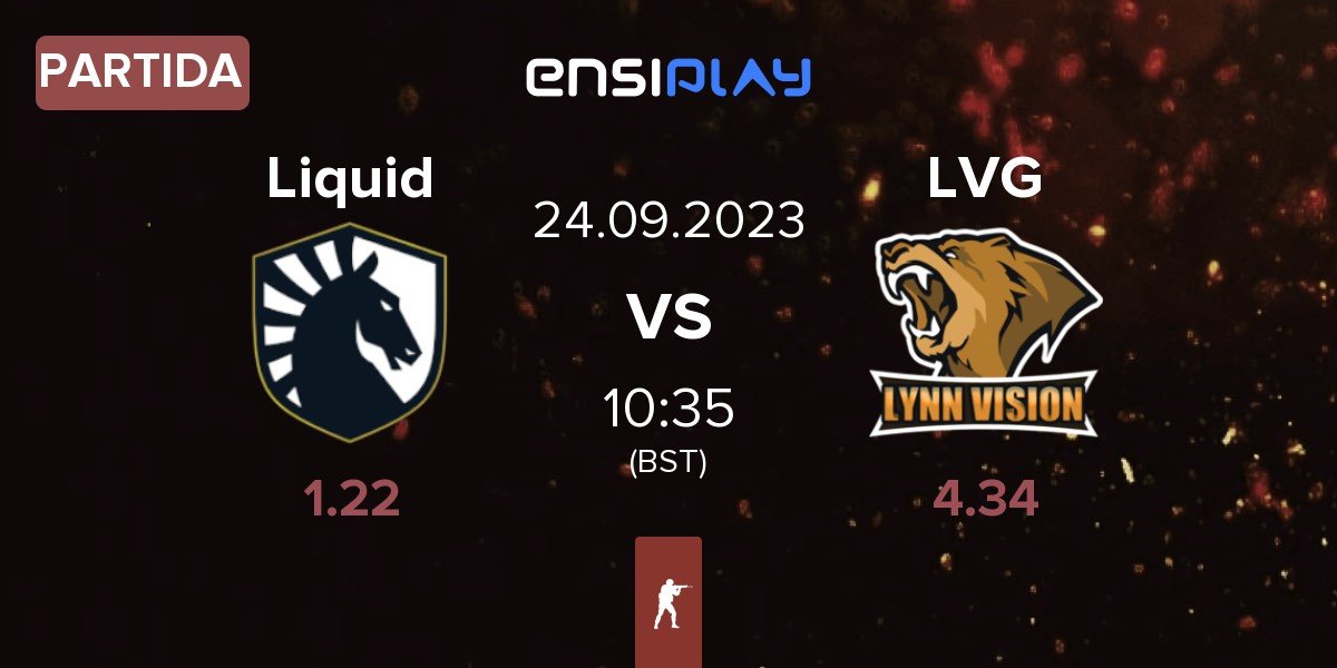 Partida Team Liquid Liquid vs Lynn Vision Gaming LVG | 24.09