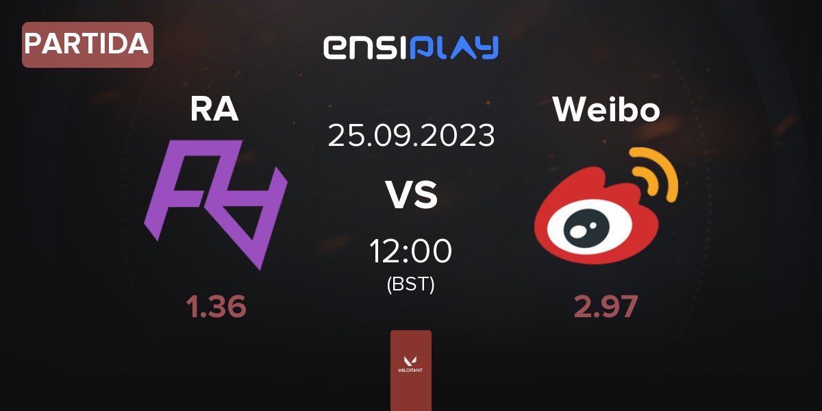 Partida Rare Atom RA vs Team Weibo Weibo | 25.09