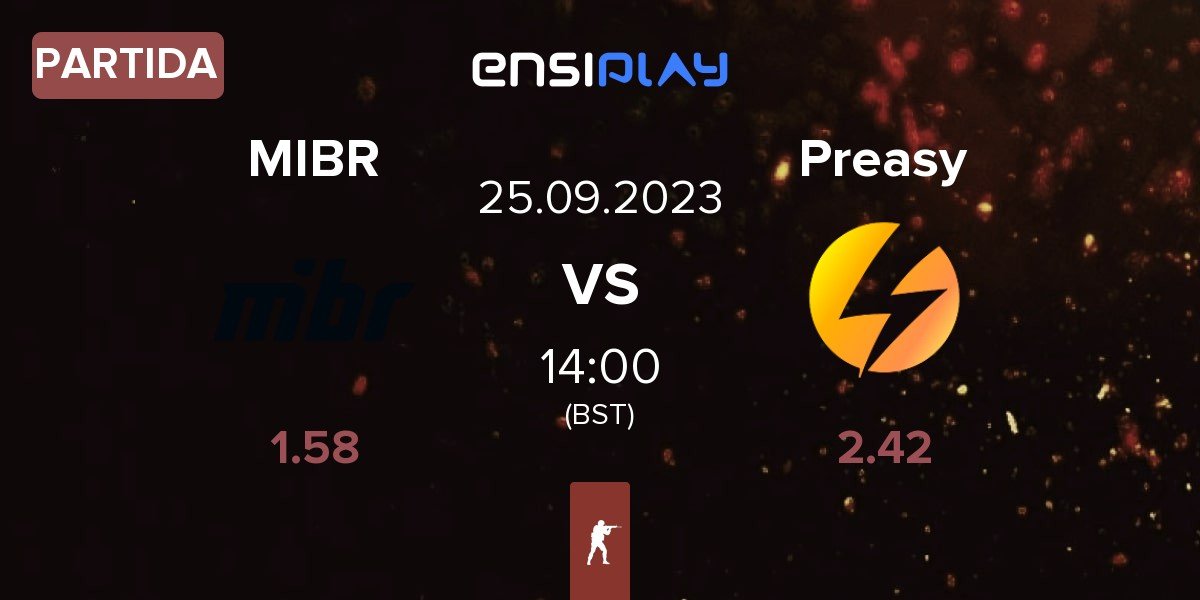 Partida Made in Brazil MIBR vs Preasy Esport Preasy | 25.09