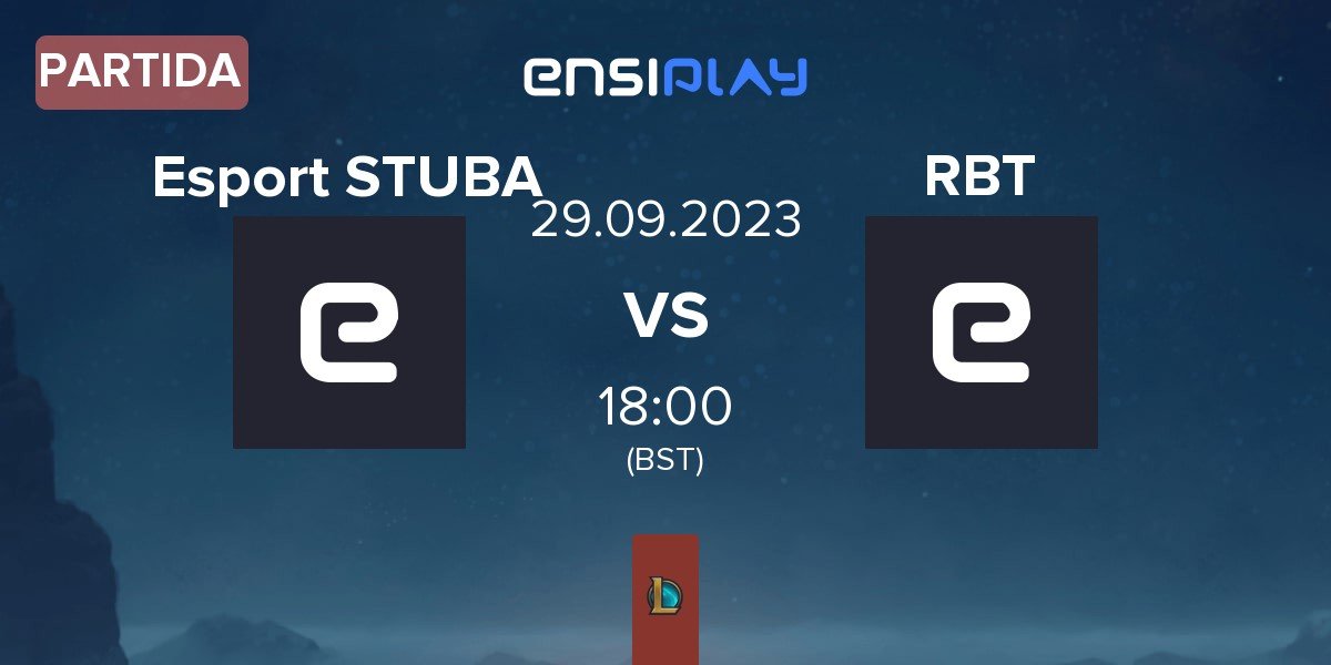 Partida Esport STUBA STU vs REViTAL BlackTrains RBT | 29.09