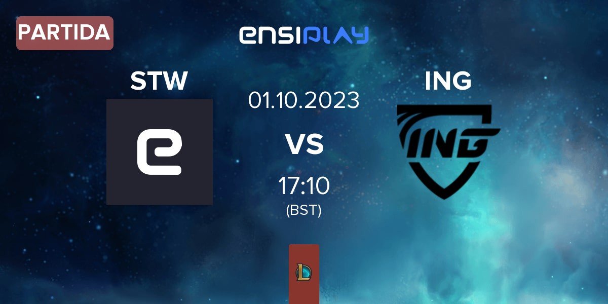 Partida STOPWATCH eSports STW vs Inside Games ING | 01.10