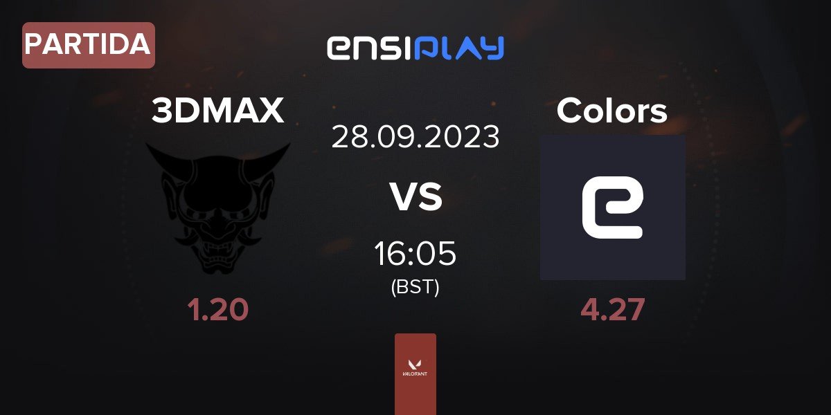 Partida 3DMAX vs Colors Esport Colors | 28.09