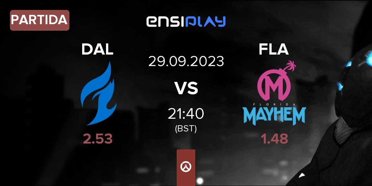 Partida Dallas Fuel DAL vs Florida Mayhem FLA | 29.09