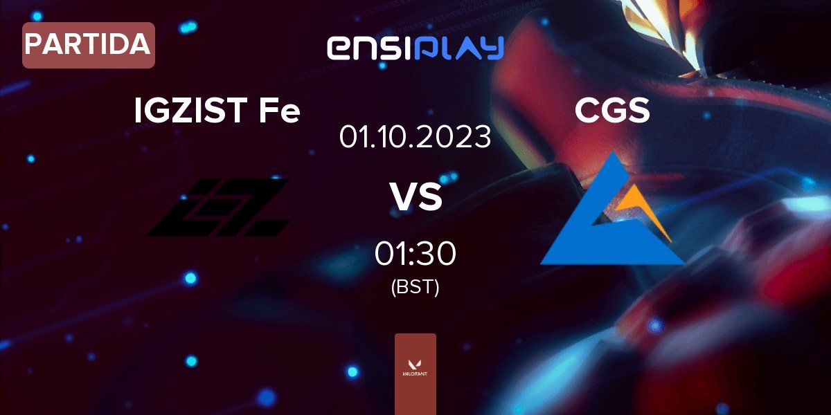 Partida IGZIST Female IGZIST Fe vs CREST GAMING Stellar CGS | 01.10