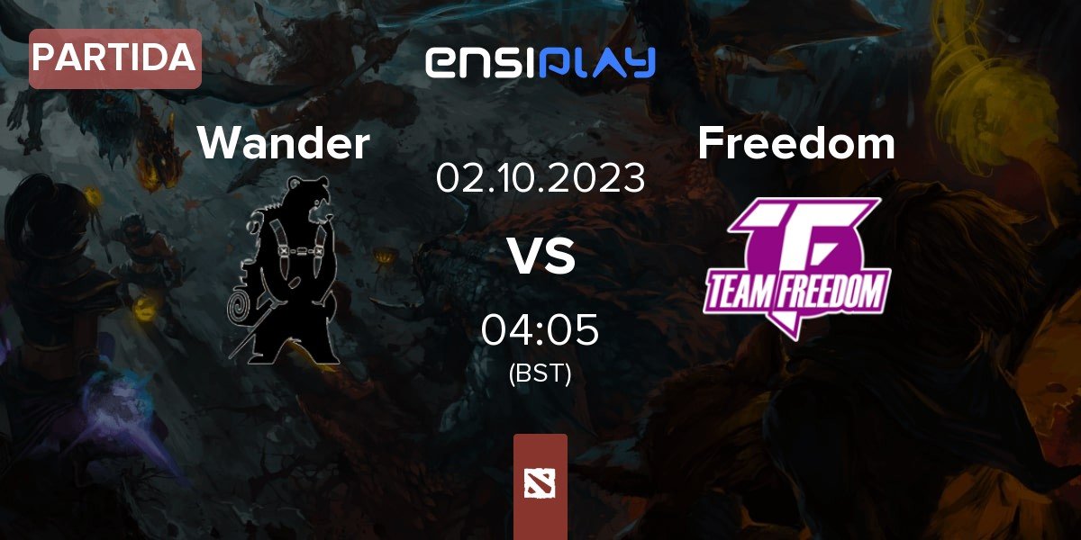 Partida Wanderlust Wander vs Team Freedom Freedom | 02.10