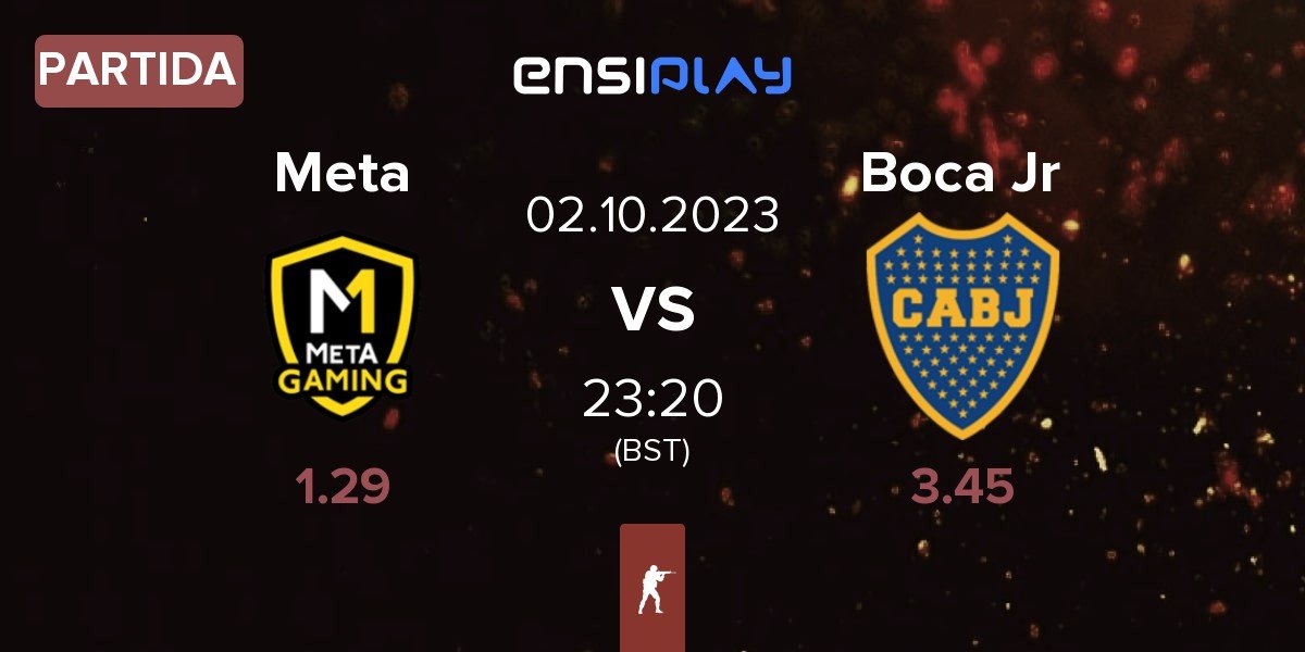 Partida Meta Gaming Meta vs Boca Juniors Boca Jr | 02.10