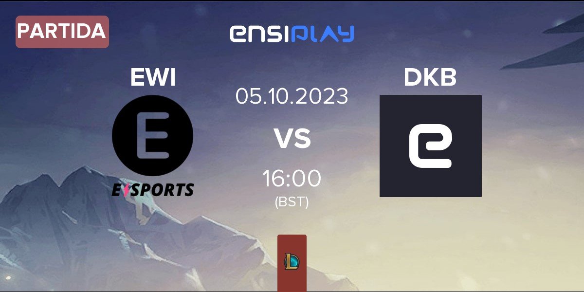 Partida E WIE EINFACH E-SPORTS EWI vs DKB Diamonds DKB | 05.10