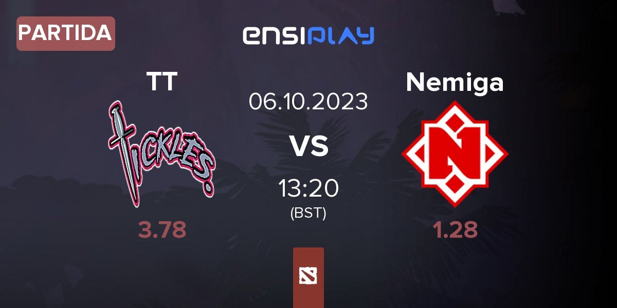 Partida Team Tickles TT vs Nemiga Gaming Nemiga | 06.10