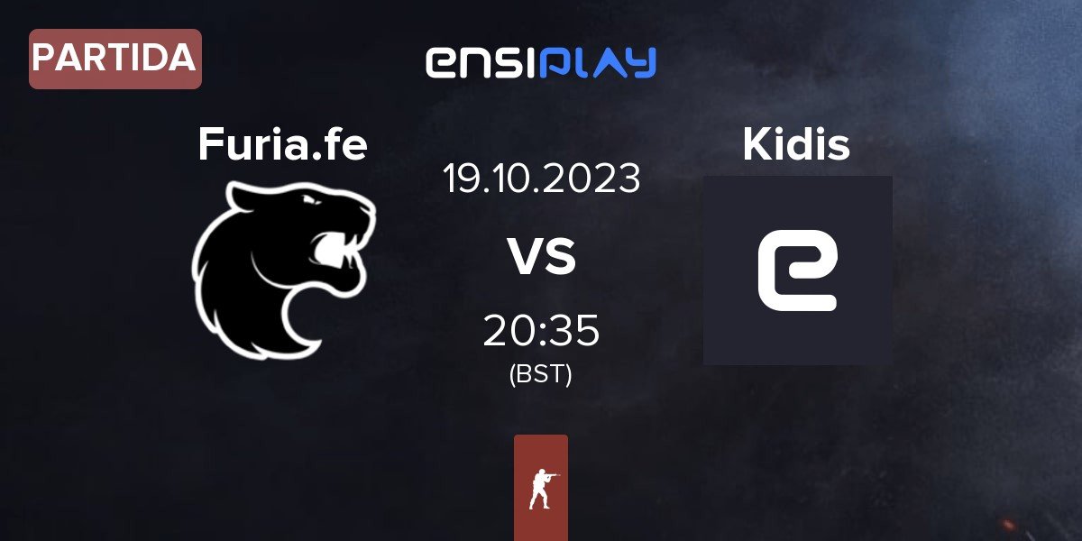 Partida FURIA Esports Female Furia.fe vs Kidisgraca Kidis | 19.10