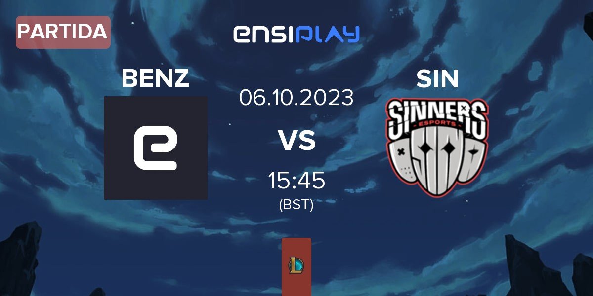 Partida Benzo Esports BENZ vs SINNERS Esports SIN | 06.10