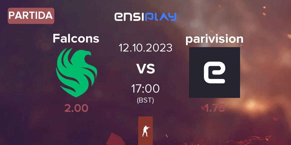 Partida Team Falcons Falcons vs PARIVISION parivision | 12.10