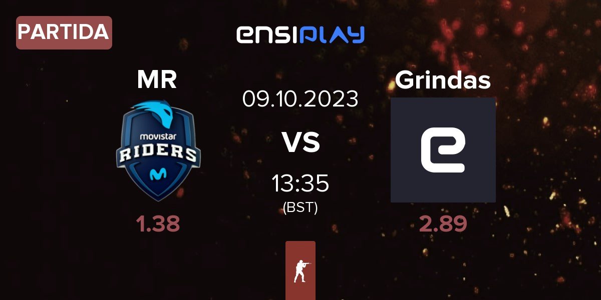 Partida Movistar Riders MR vs Grindas | 09.10