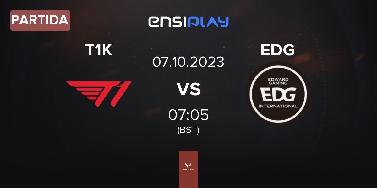 Partida T1 Korea T1K vs Edward Gaming EDG | 07.10