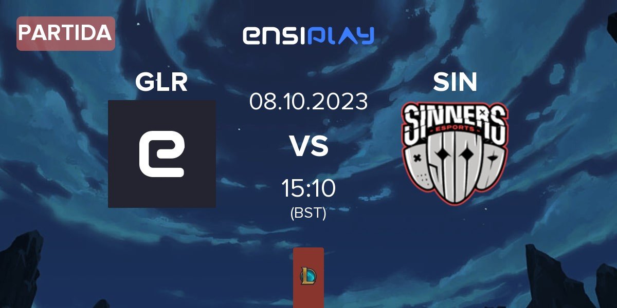 Partida GLORE GLR vs SINNERS Esports SIN | 08.10