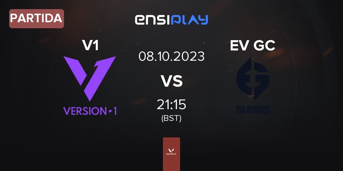 Partida Version1 V1 vs Evil Geniuses GC EV GC | 08.10