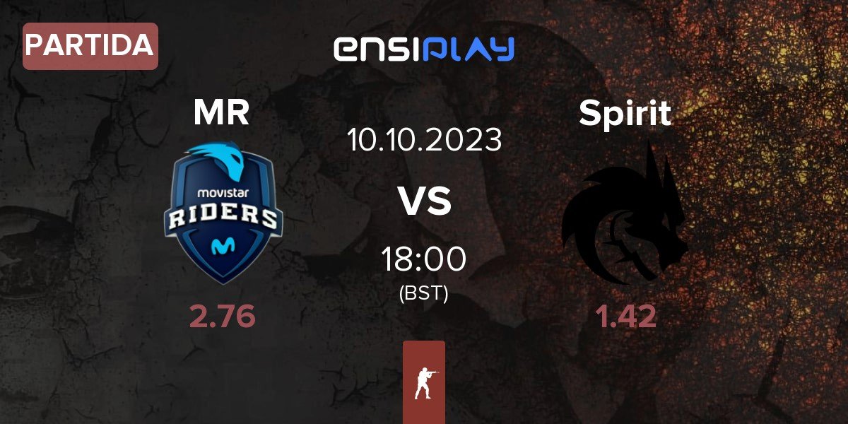 Partida Movistar Riders MR vs Team Spirit Spirit | 10.10