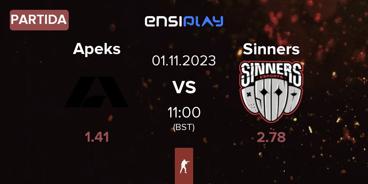 Partida Apeks vs Sinners Esports Sinners | 01.11