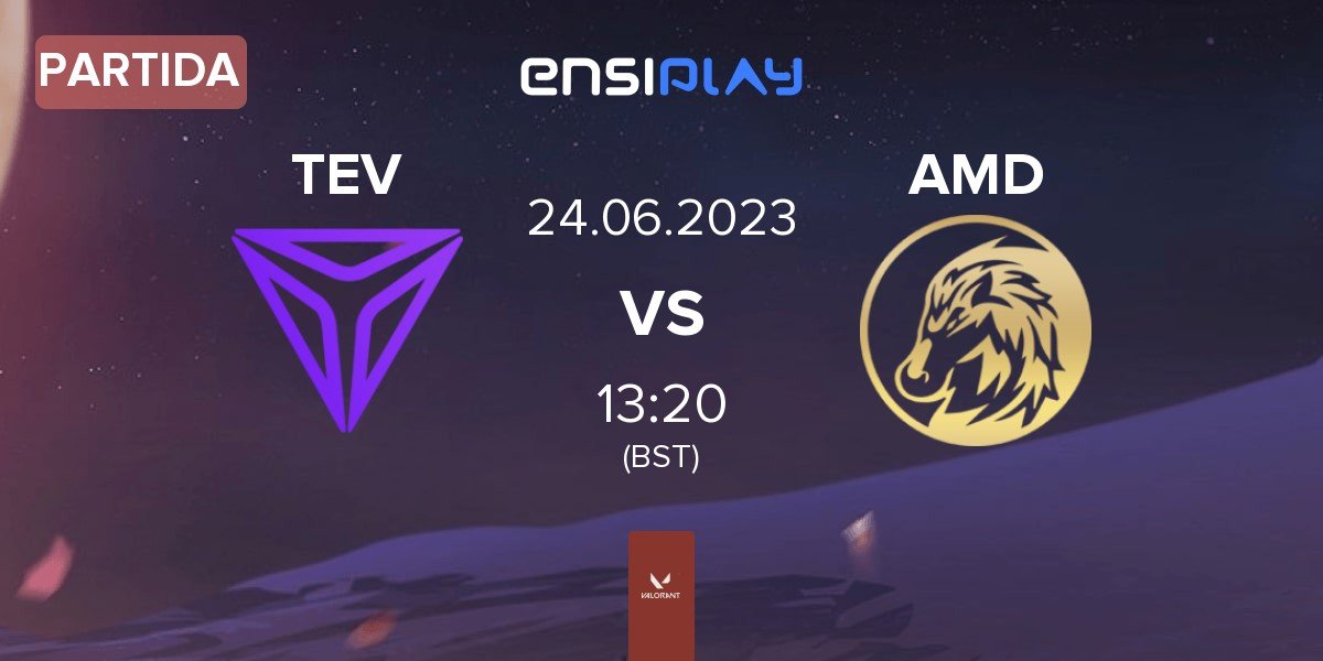 Partida Triple Esports Violet TEV vs Al Mooryaat Daredevils AMD | 24.06