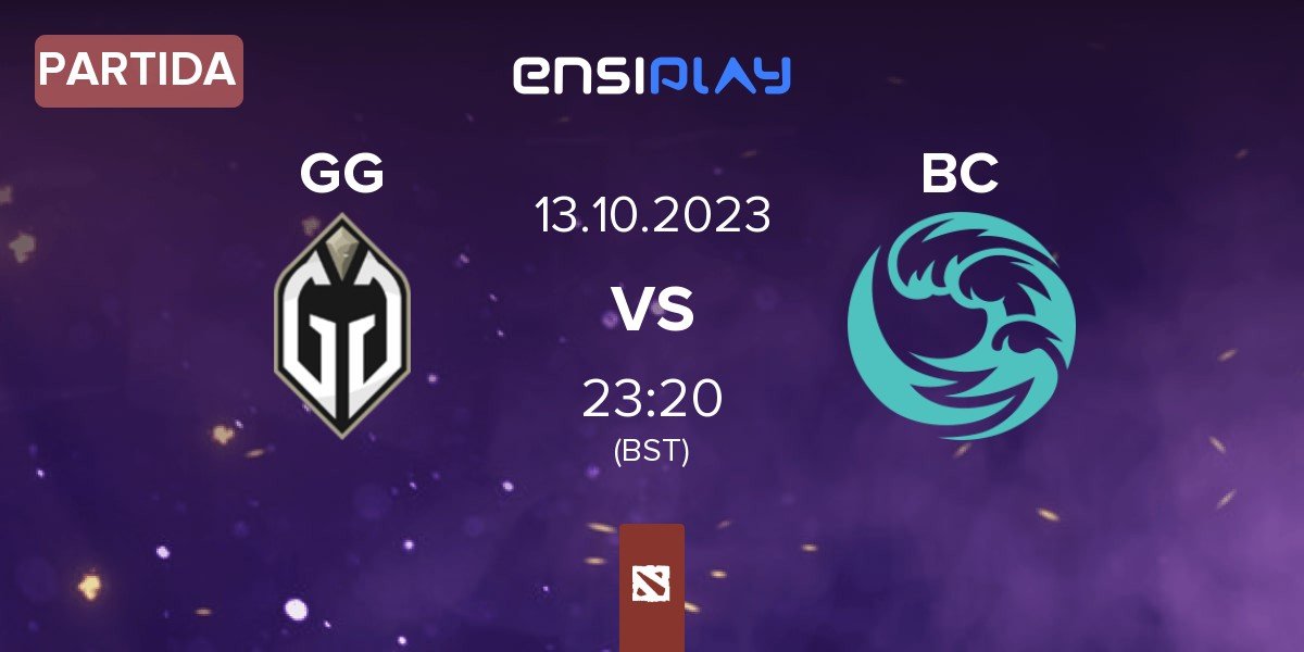 Partida Gaimin Gladiators GG vs beastcoast BC | 13.10