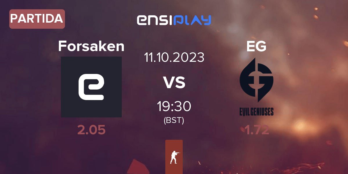 Partida Forsaken vs Evil Geniuses EG | 11.10