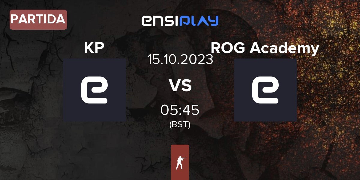 Partida KingPins KP vs ROG Academy ROG.A | 15.10