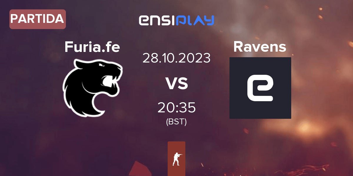 Partida FURIA Esports Female Furia.fe vs Ravens | 28.10