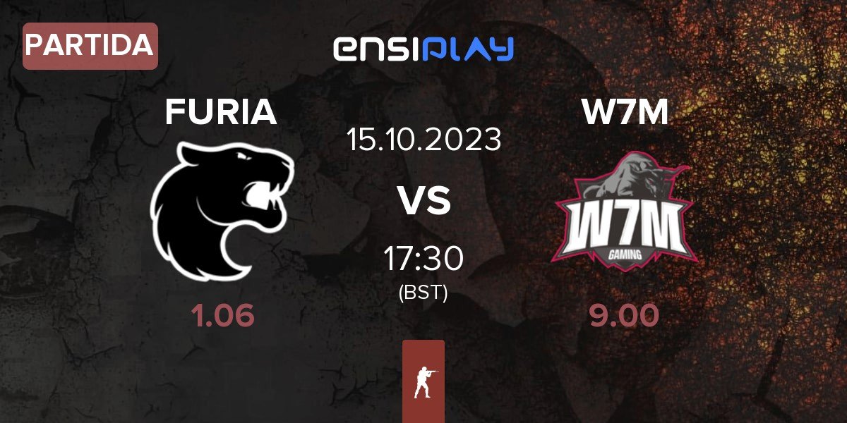 Partida FURIA Esports FURIA vs W7M Esports W7M | 15.10