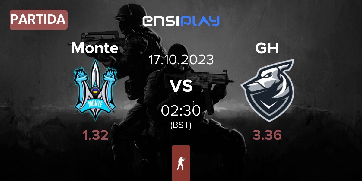 Partida Monte vs Grayhound Gaming GH | 17.10