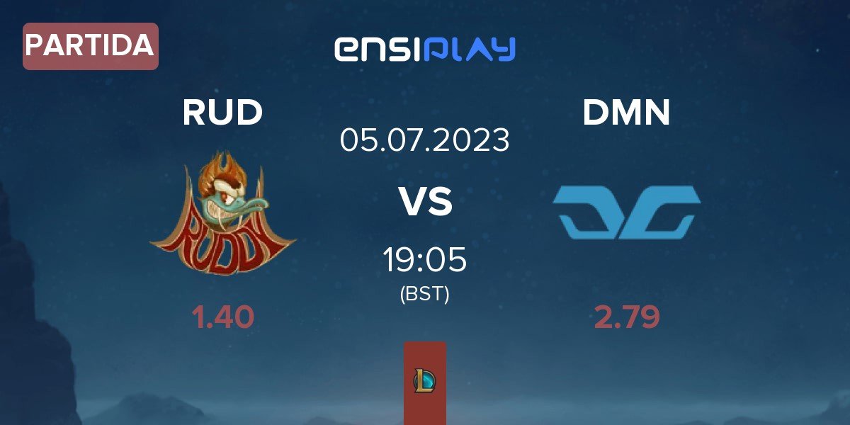 Partida Ruddy Esports RUD vs Domino esports DMN | 05.07