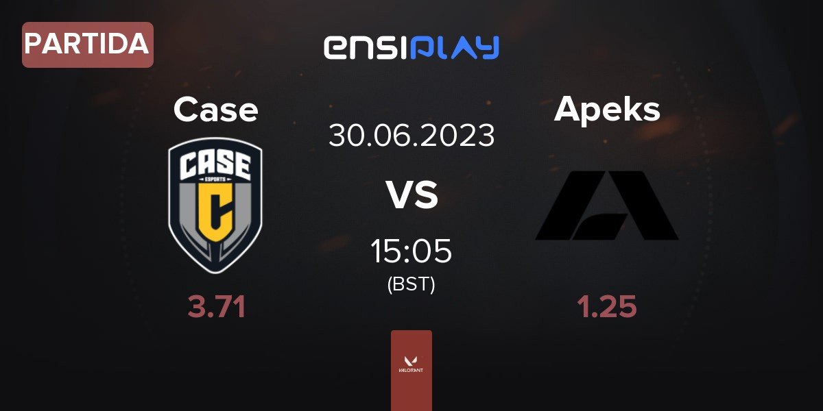 Partida Case Esports Case vs Apeks APK | 30.06