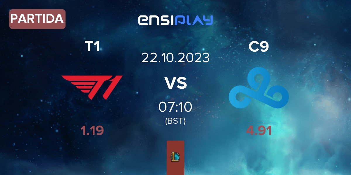 Partida T1 vs Cloud9 C9 | 22.10