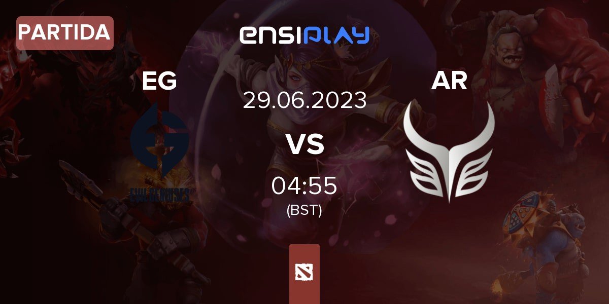 Partida Evil Geniuses EG vs Azure Ray AR | 29.06