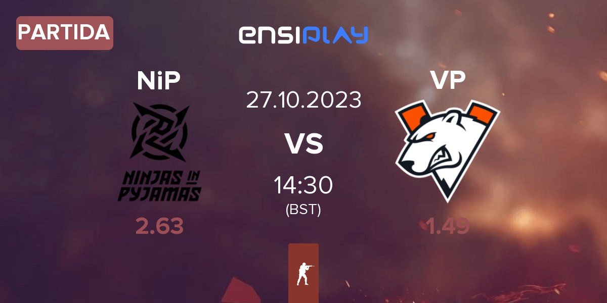 Partida Ninjas in Pyjamas NiP vs Virtus.Pro VP | 27.10