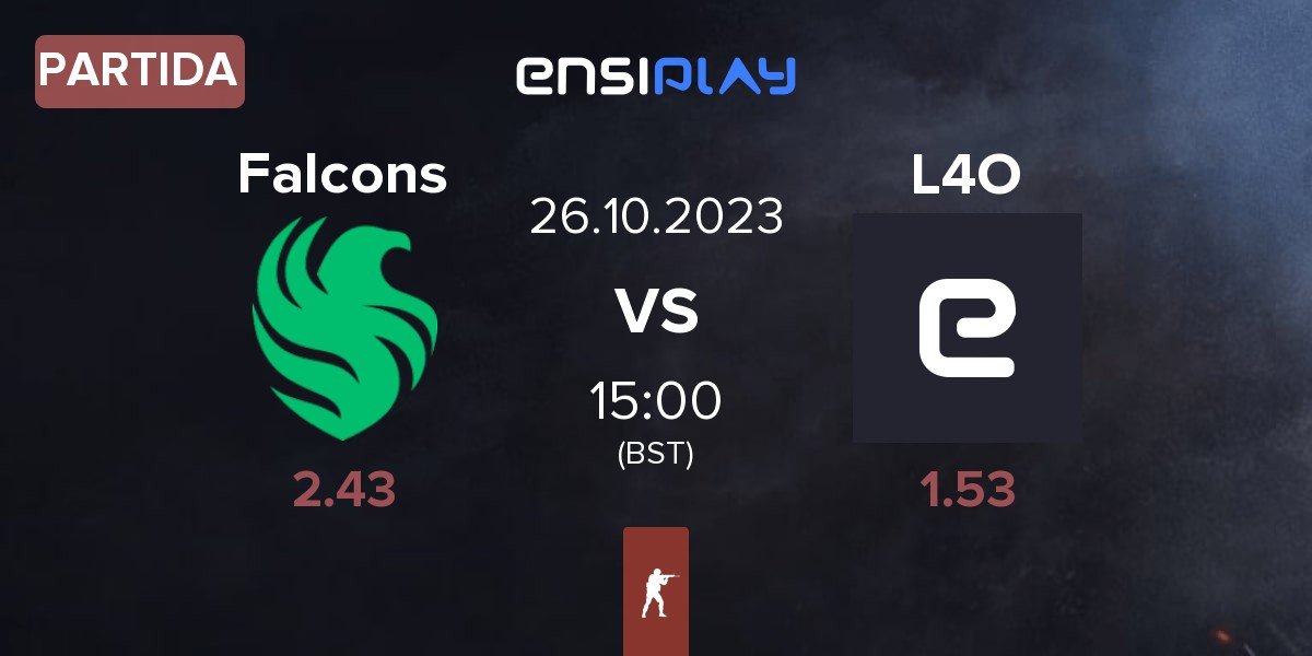 Partida Team Falcons Falcons vs Looking4Org L40 | 26.10