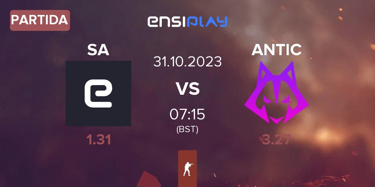 Partida Stirlzs Angels SA vs Antic Esports ANTIC | 31.10