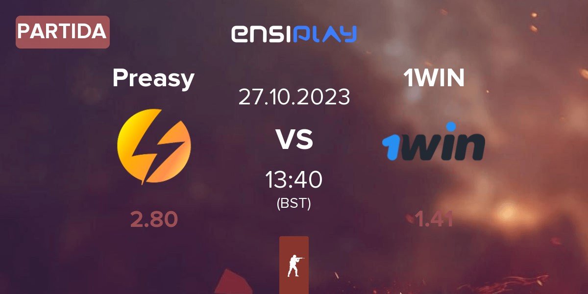 Partida Preasy Esport Preasy vs 1WIN | 27.10