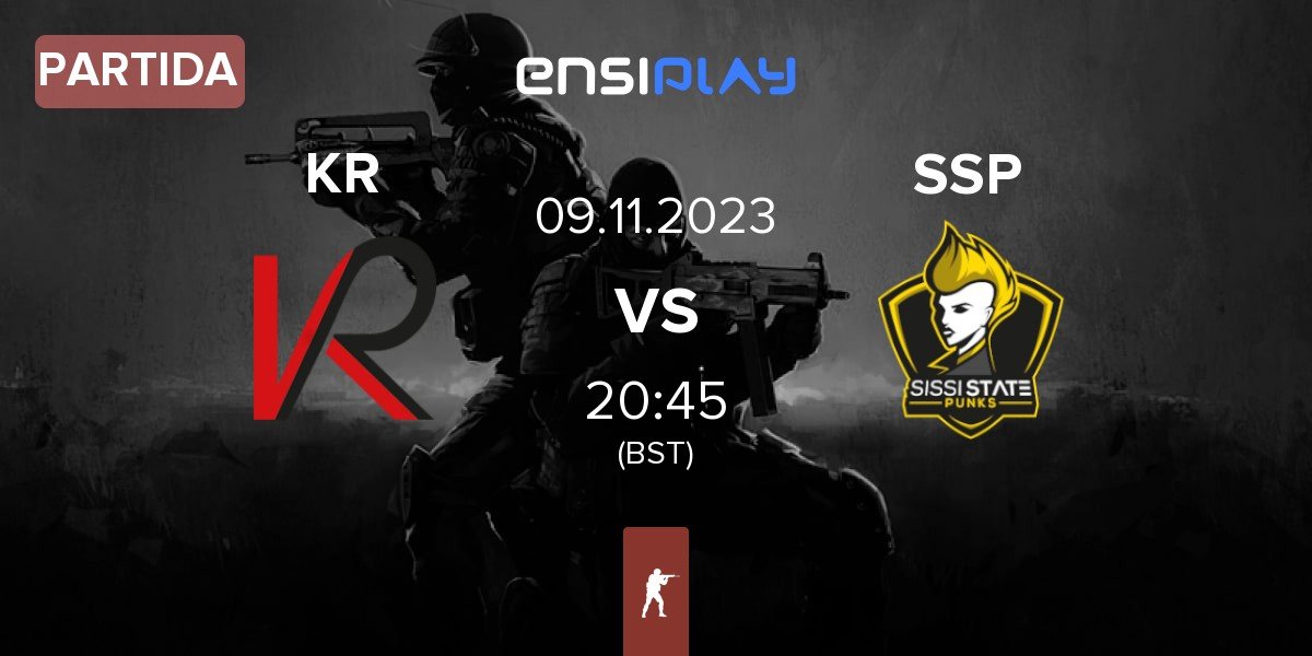 Partida teamKR eSport Club KR vs Sissi State Punks SSP | 09.11