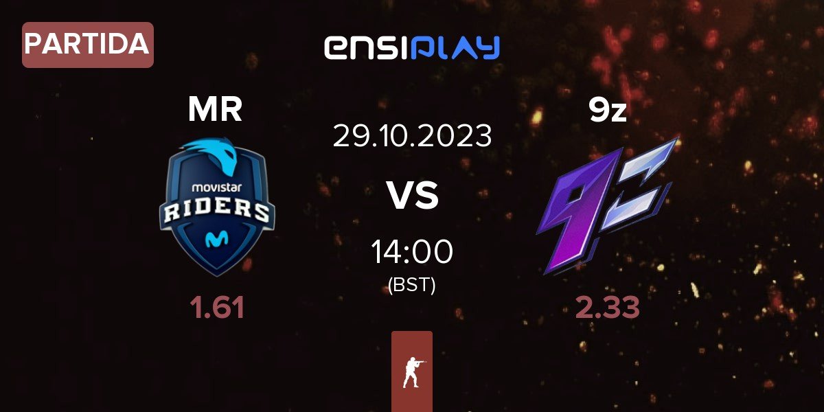 Partida Movistar Riders MR vs 9z Team 9z | 29.10