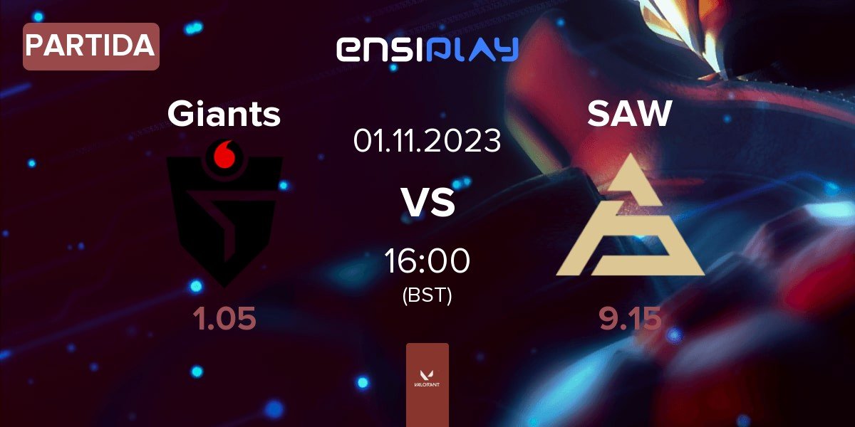 Partida Giants Gaming Giants vs SAW | 01.11