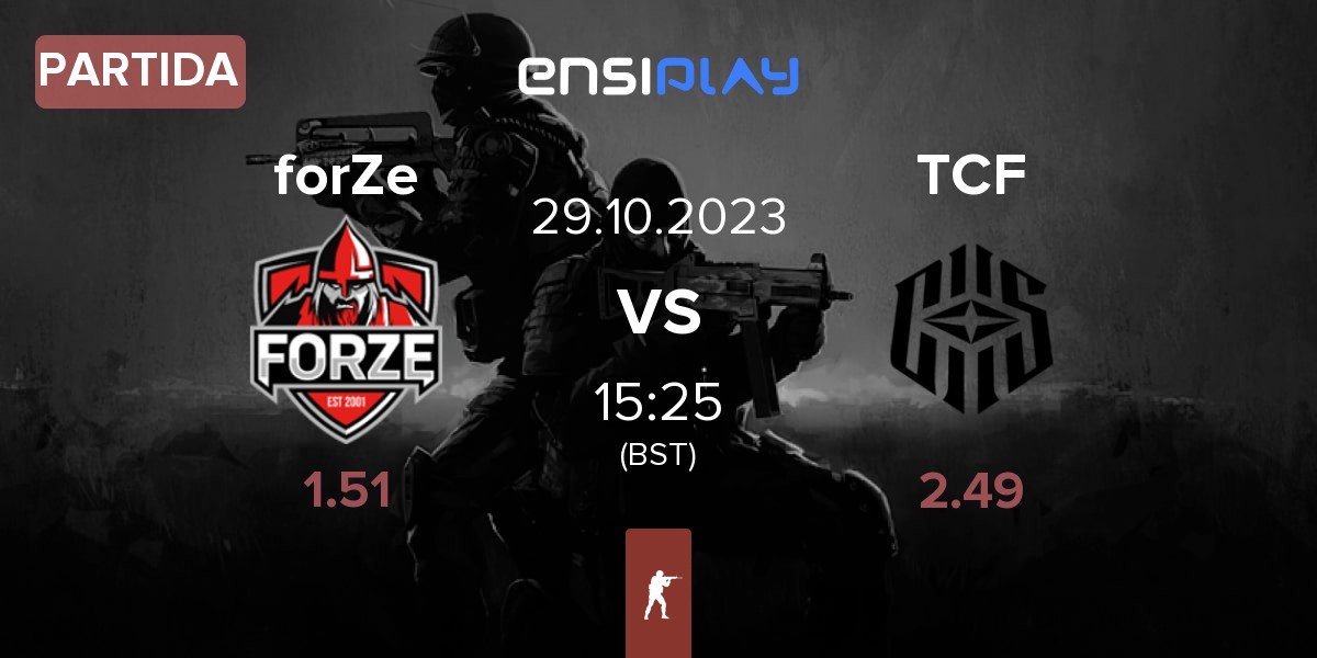 Partida FORZE Esports forZe vs The Chosen Few TCF | 29.10