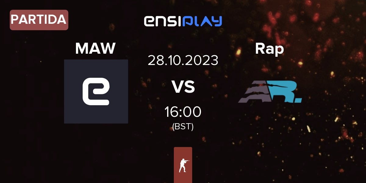 Partida MAKE A WISH MAW vs Raptors Esports Club REC | 28.10