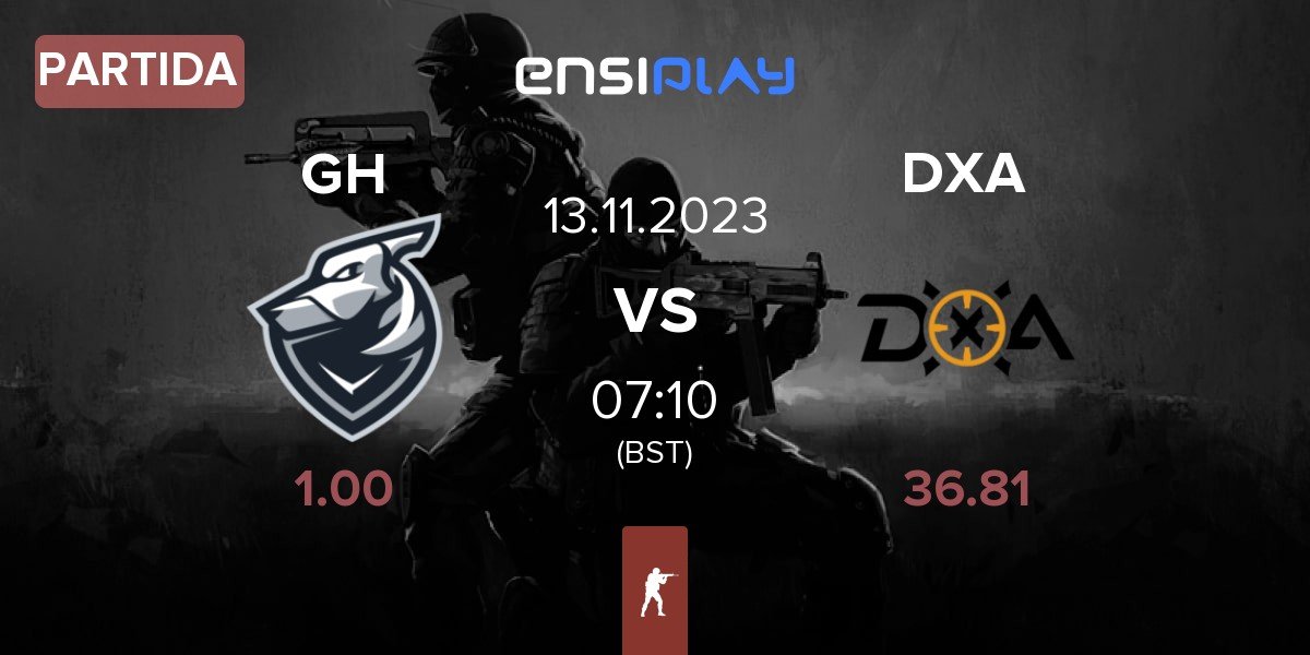 Partida Grayhound Gaming GH vs DXA Esports DXA | 13.11