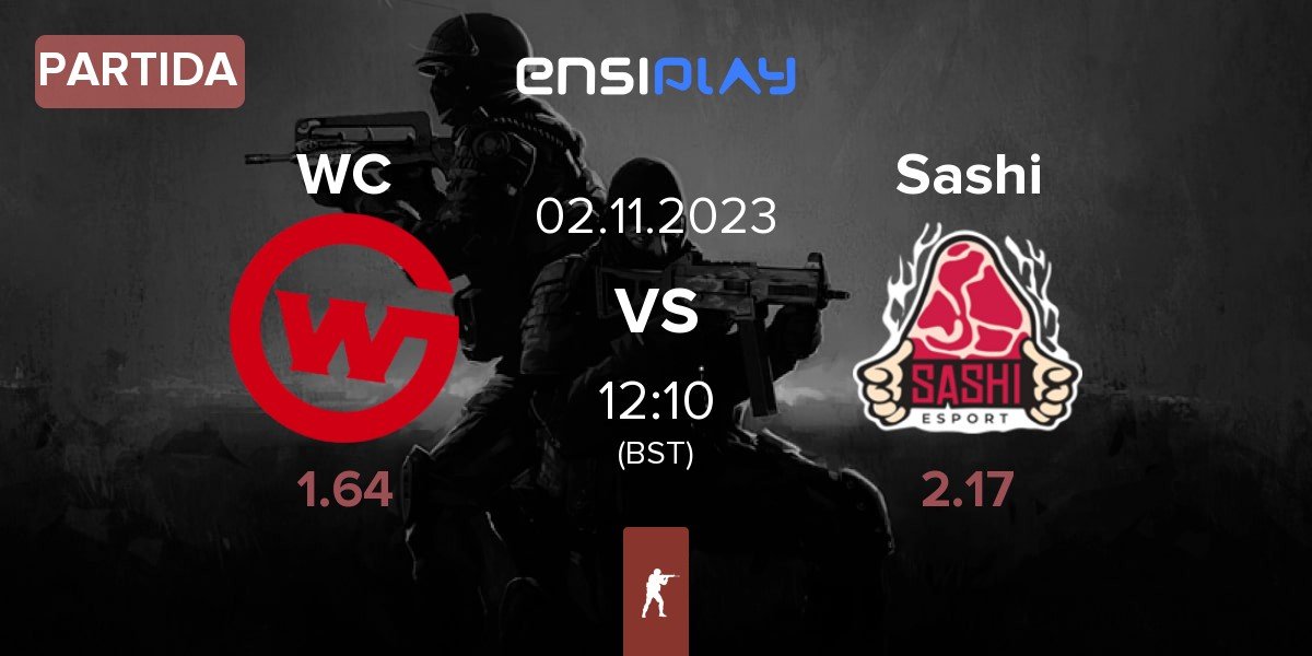 Partida Wildcard Gaming WC vs Sashi Esport Sashi | 02.11