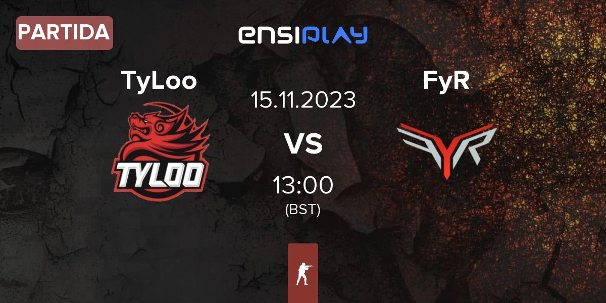 Partida TyLoo vs FyR Esports FyR | 15.11