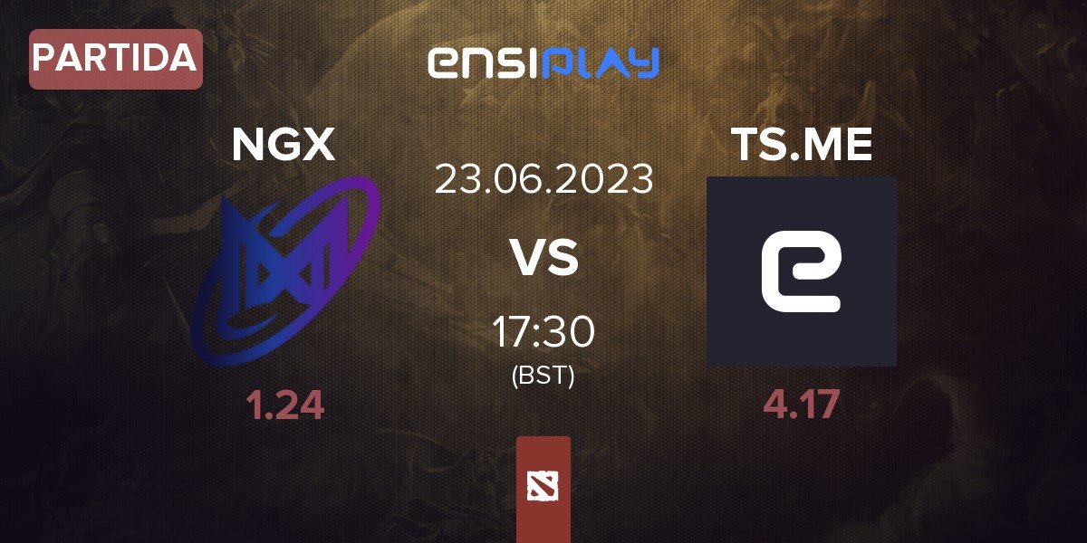 Partida Nigma Galaxy NGX vs Team Secret ME TS.ME | 23.06