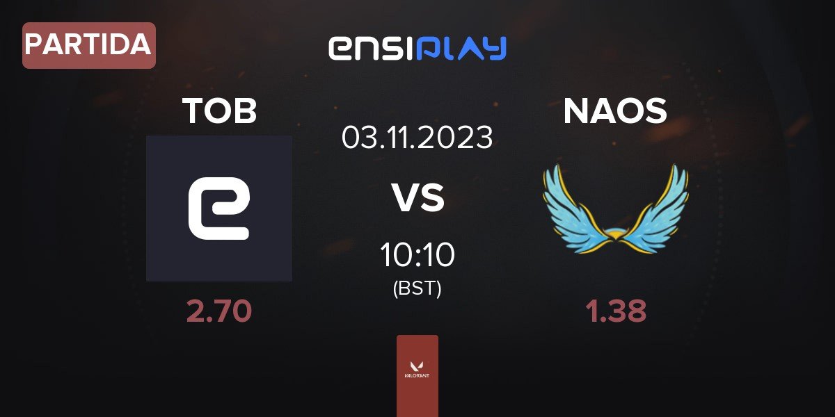 Partida tryingourbest TOB vs NAOS Esports NAOS | 03.11