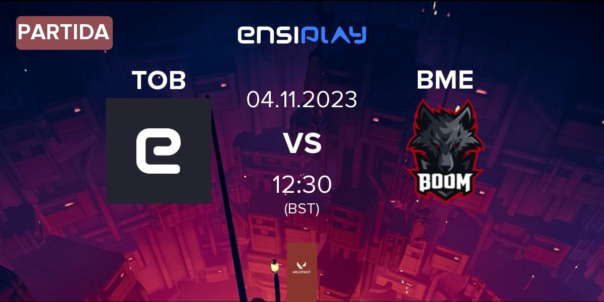 Partida tryingourbest TOB vs BOOM Esports BME | 04.11